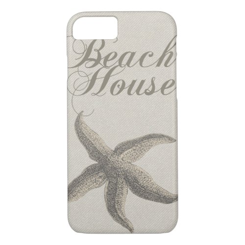 Beach House Starfish Seashore iPhone 87 Case