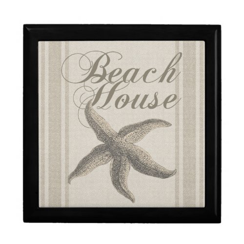 Beach House Starfish Seashore Gift Box