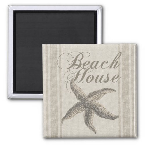 Beach House Starfish Seashore Magnet