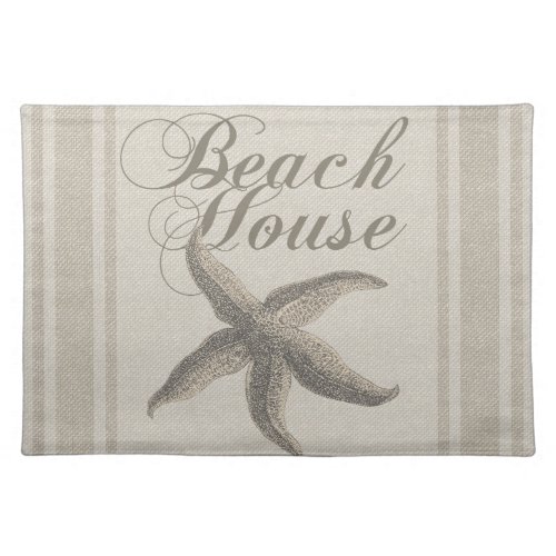 Beach House Starfish Seashore Placemat
