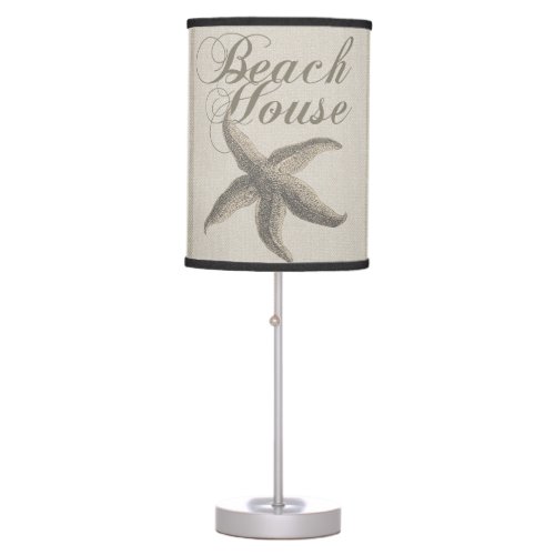 Beach House Starfish Seashore Table Lamp