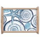 Beach House Starfish Shell Blue White