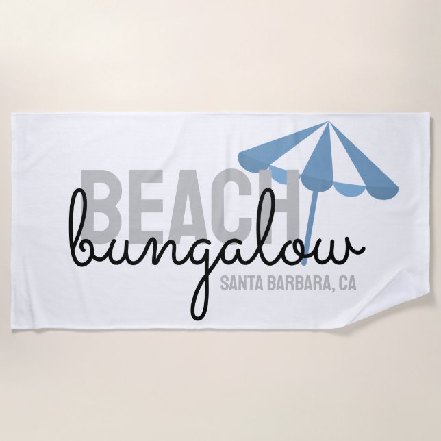 Beach House Towel | Airbnb Guest Use (Front)