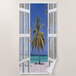Beach House Vacation Beach Towel