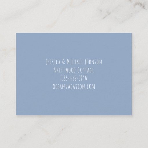 Beach House Vacation Business Card | Zazzle