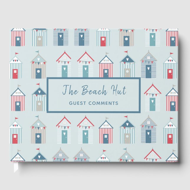 Beach House Vacation Comments Guest Book (Front)