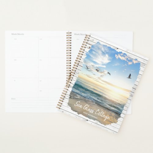 Beach House Vacation Guest Bookings Planner