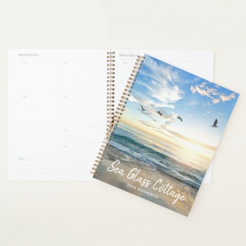 Beach House Vacation Guest Bookings Planner