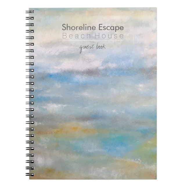 Beach House Vacation Rental Guest Book (Front)