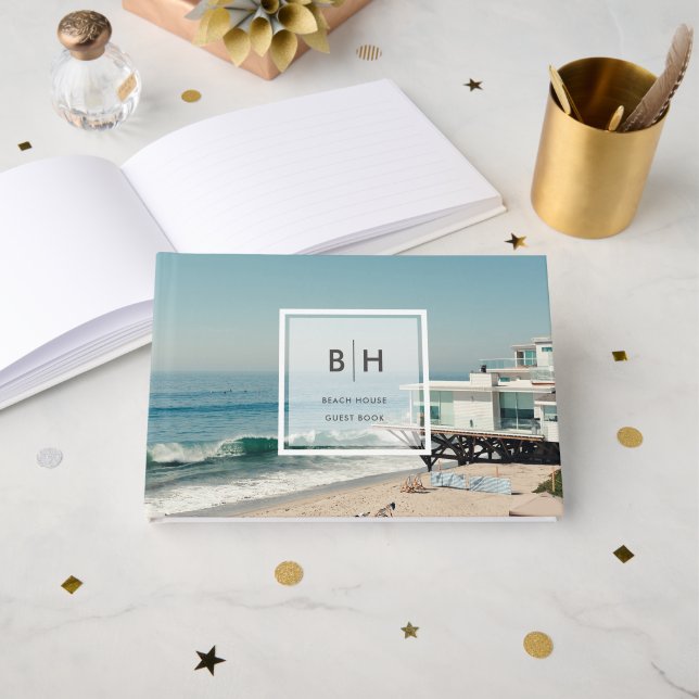 Beach House Vacation Rental Guest Comments  Book (Front Open)