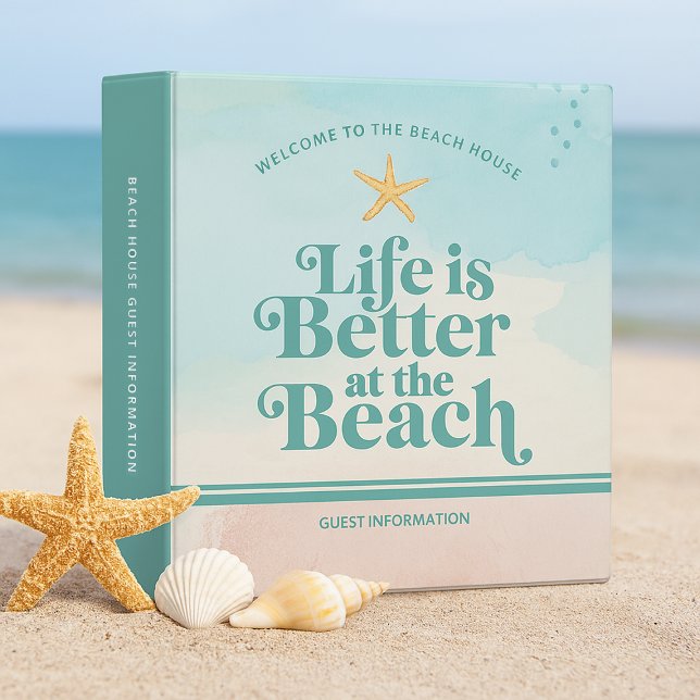 Beach House Vacation Rental Guest Information 3 Ring Binder (Beach House Vacation Rental Guest Information 3 Ring Binder)