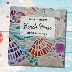 Beach House Vacation Rental Guest Information 3 Ring Binder