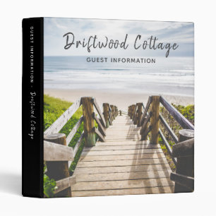 Beach House Vacation Rental Guest Information 3 Ring Binder