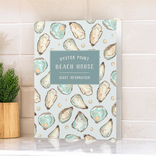 Beach House Vacation Rental Guest Information Pocket Folder