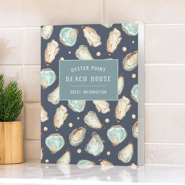 Beach House Vacation Rental Guest Information Pocket Folder (Creator Uploaded)