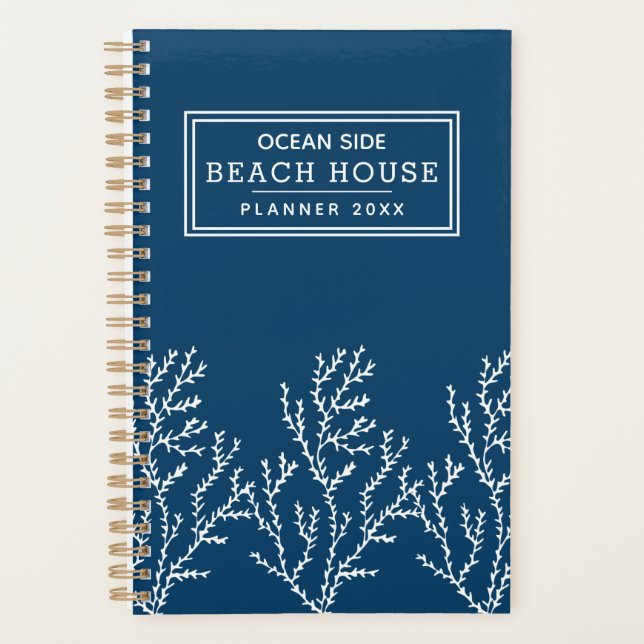 Beach House Vacation Rental Guest  Planner (Front)
