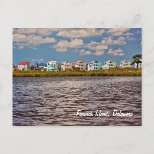 Beach Houses Postcard