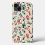 Beach Hut Pattern iPhone 13 Case