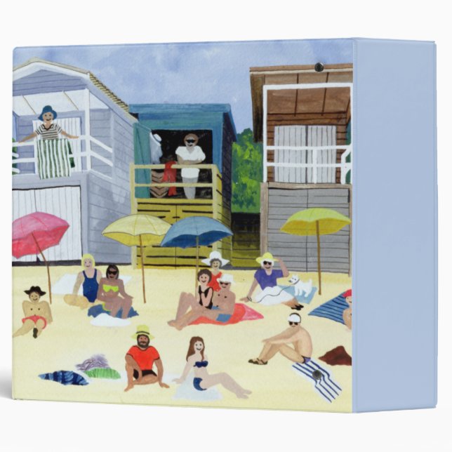 Beach Huts 1991 Binder (Back/Spine)