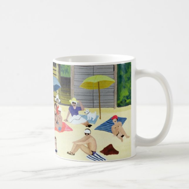 Beach Huts 1991 Coffee Mug (Right)