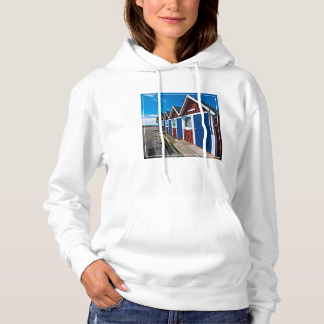 Beach Huts 3 Hoodie (Front)