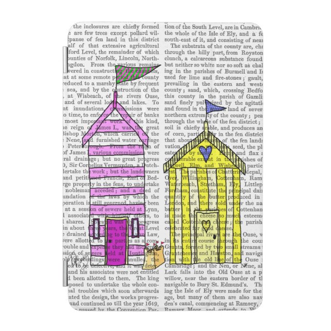 Beach Huts 3 Illustration iPad Mini Cover (Front)