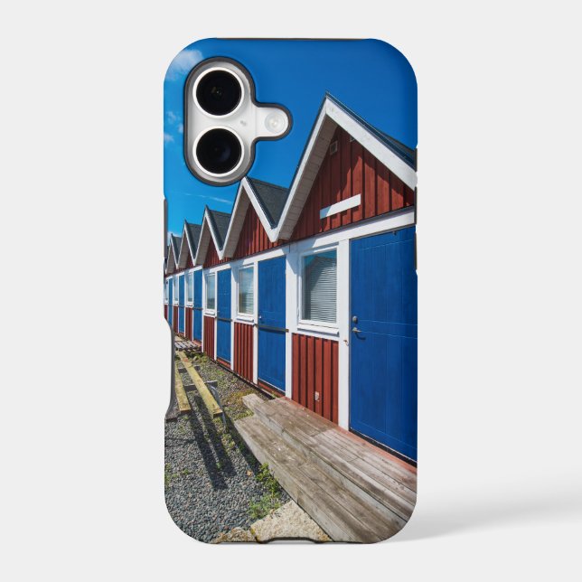 Beach Huts 3 Iphone Case (Back)