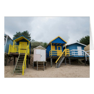 Beach huts cards