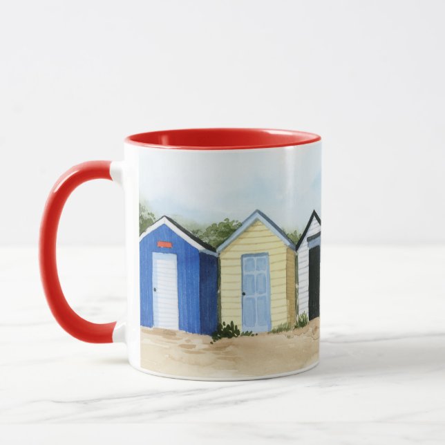 Beach Huts I Mug (Left)