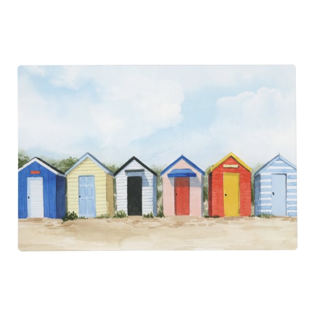 Beach Huts I Placemat (Front)