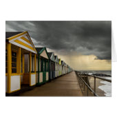Beach Huts In A Summer Storm | Southwold (Front Horizontal)