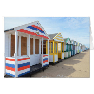 Beach Huts In Eastern England Cards