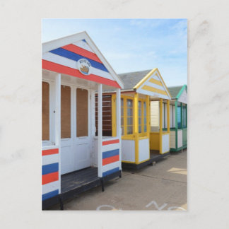 Beach Huts In Eastern England Postcard
