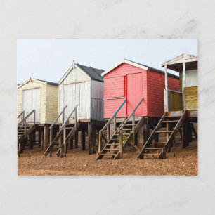 Beach Huts Postcard