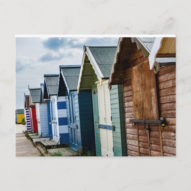Beach huts postcard (Front)