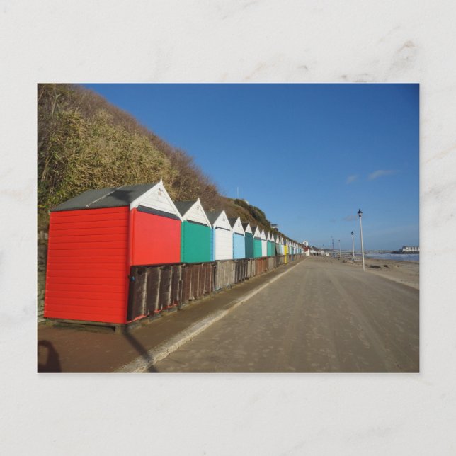 Beach huts postcard (Front)