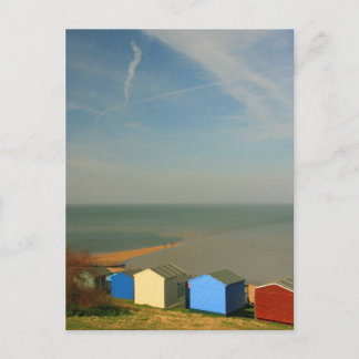 Beach Huts Postcard