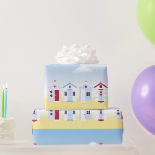 Beach Huts Wrapping Paper