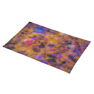 Beach Impression, Rocks and Sea Shells Cloth Placemat