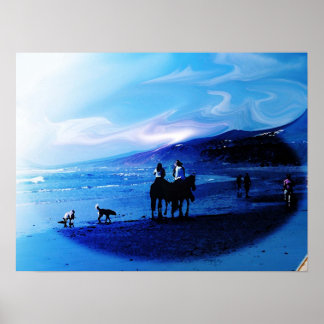 Beach in Baja Mexico Poster