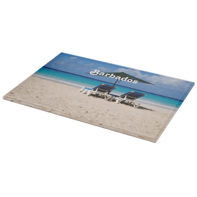 Beach in Barbados Cutting Board (Corner)