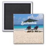 Beach in Barbados Magnet