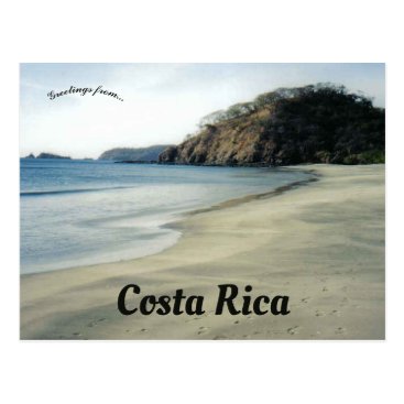 Beach in Costa Rica Postcard Beach in Costa Rica Postcard
