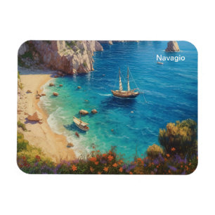 Beach in Greece Magnet