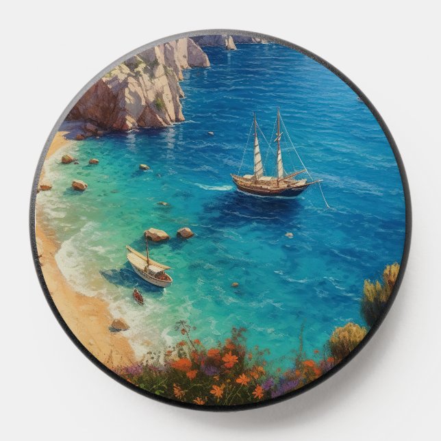 Beach in Greece  PopSocket (Popsocket)