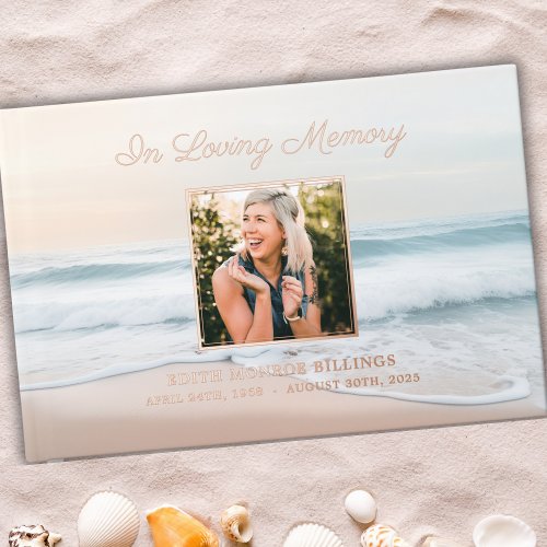 Beach In Loving Memory Funeral Memorial Service