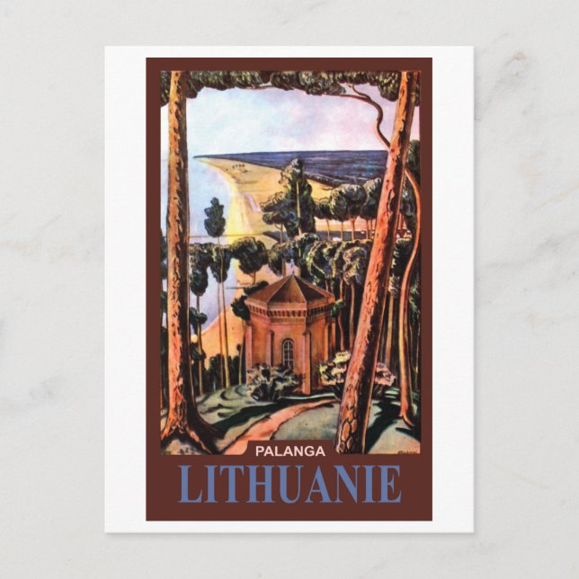 Beach in Palanga town, Lithuania Postcard (Front)