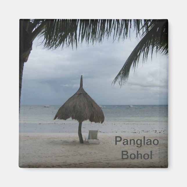 Beach in Panglao Magnet (Front)