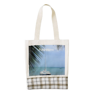 Beach in the Dominican Zazzle HEART Tote Bag