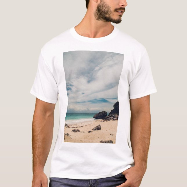 Beach In Tulum, Mexico T-Shirt (Front)